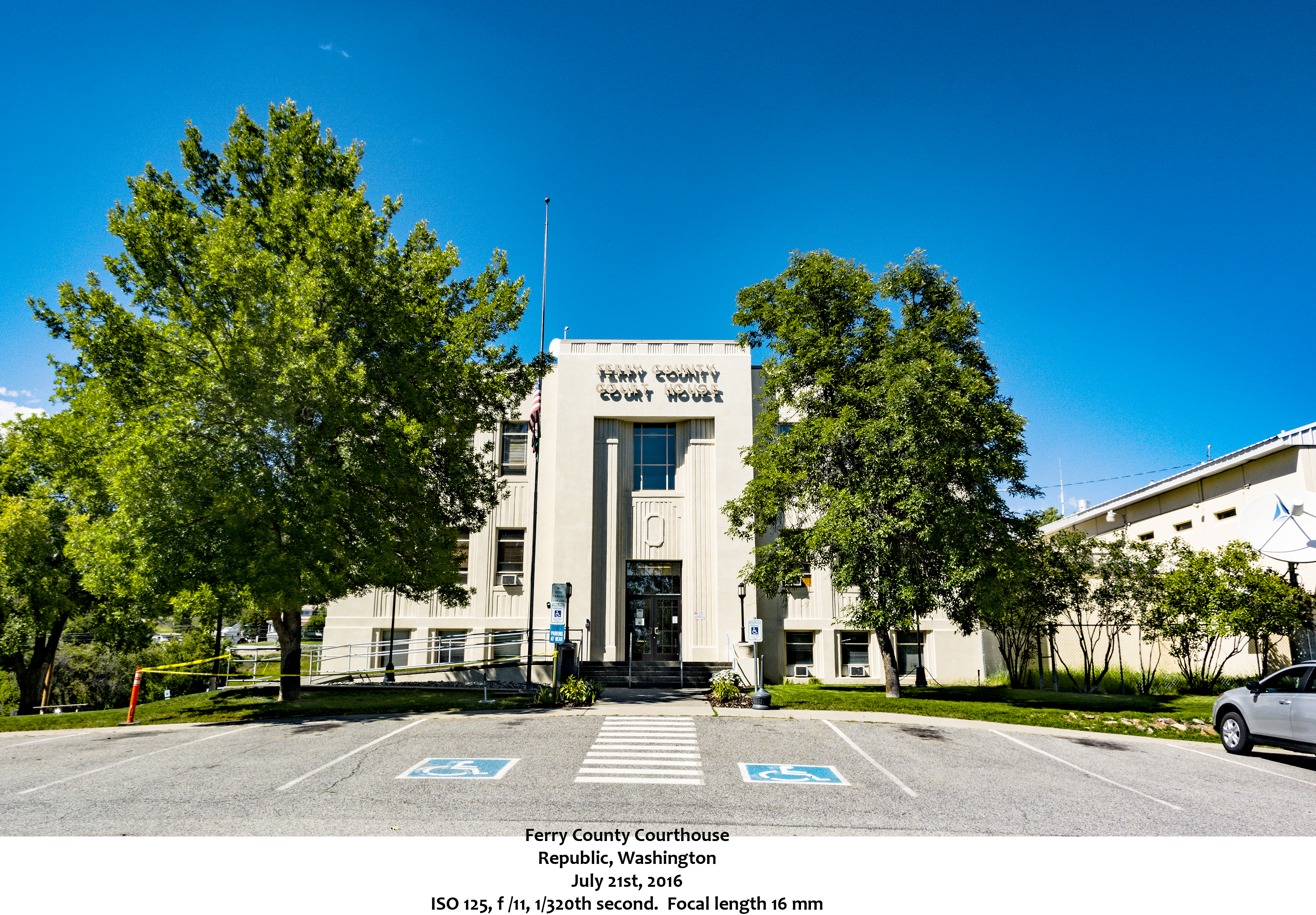 The Ferry County, Washington, Court House, in Republic, Washington