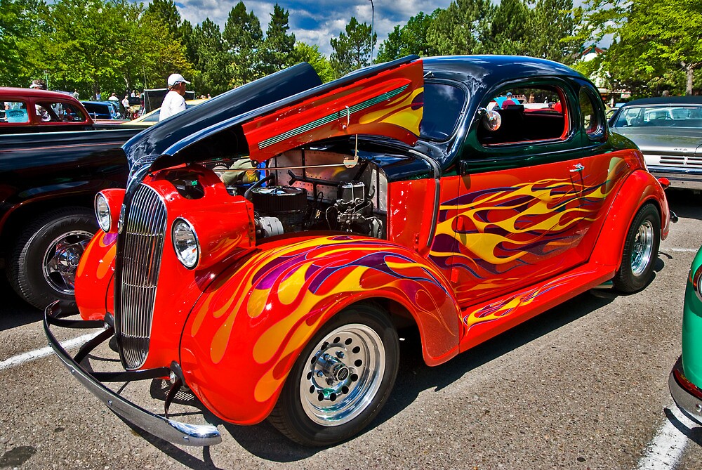 A highly customized 1937 Plymouth