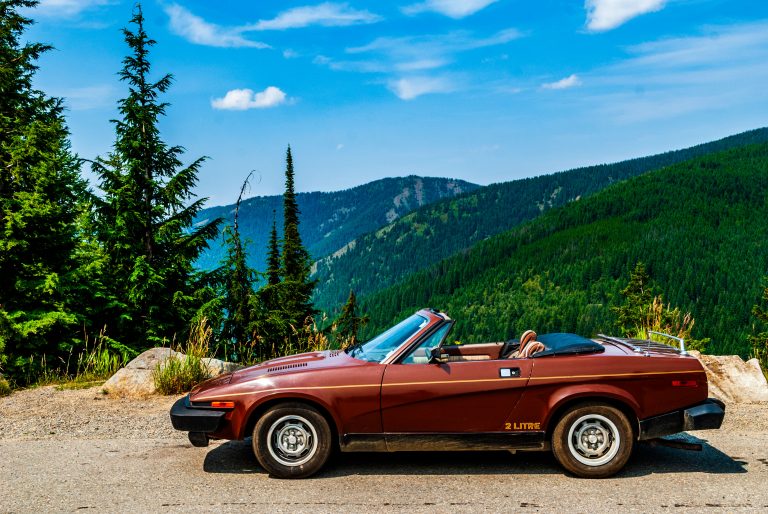 My Triumph TR7 at Thompson Pass