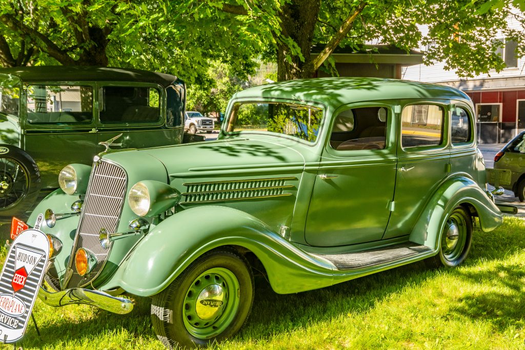 A 1935 Hudson Terraplane on display in Superior, Montana.  Link takes you to my RedBubble sales gallery.
