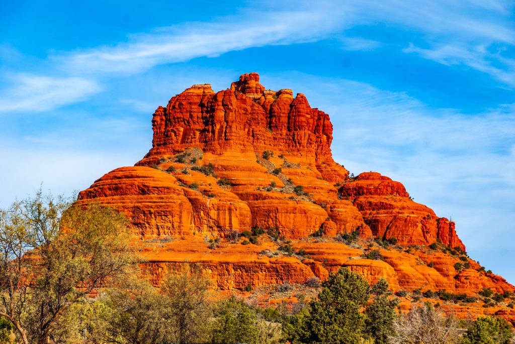 A red rock formation near Sedona, Arizona--more photography taken in December
