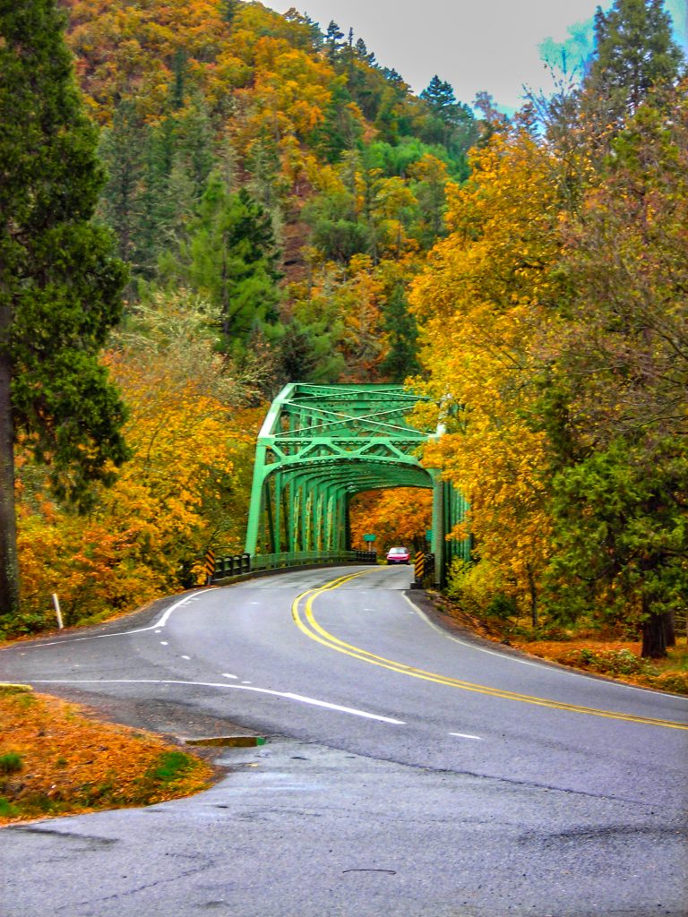 Oregon Highway 238 Bridge.  November Photography from 2006