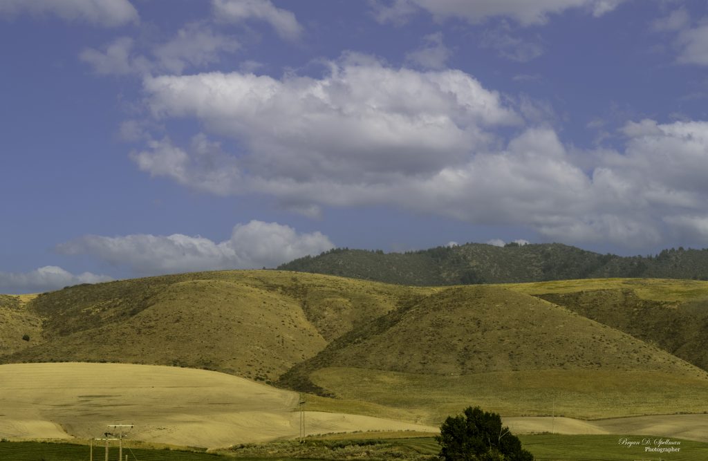 A southern Bannock County landscape, near Arimo, Idaho